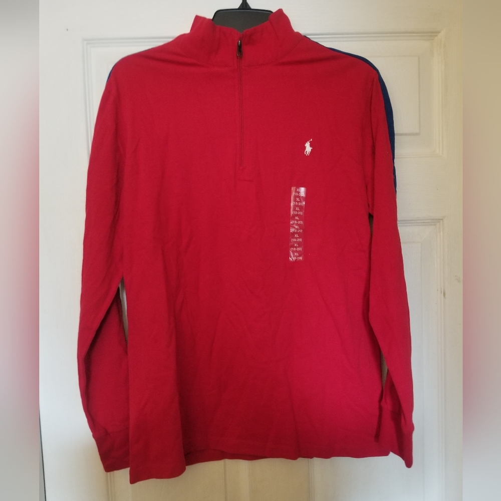 Polo by Ralph Lauren Red Top - Kids Size XL (18-20)